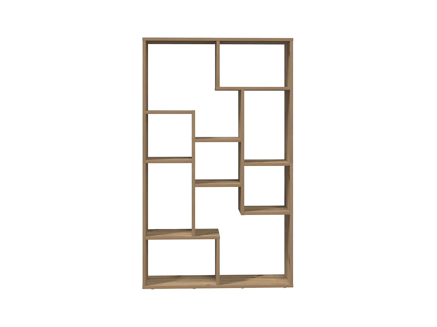 Bibliothèque chêne artisanal 72x20x120 cm bois d'ingénierie