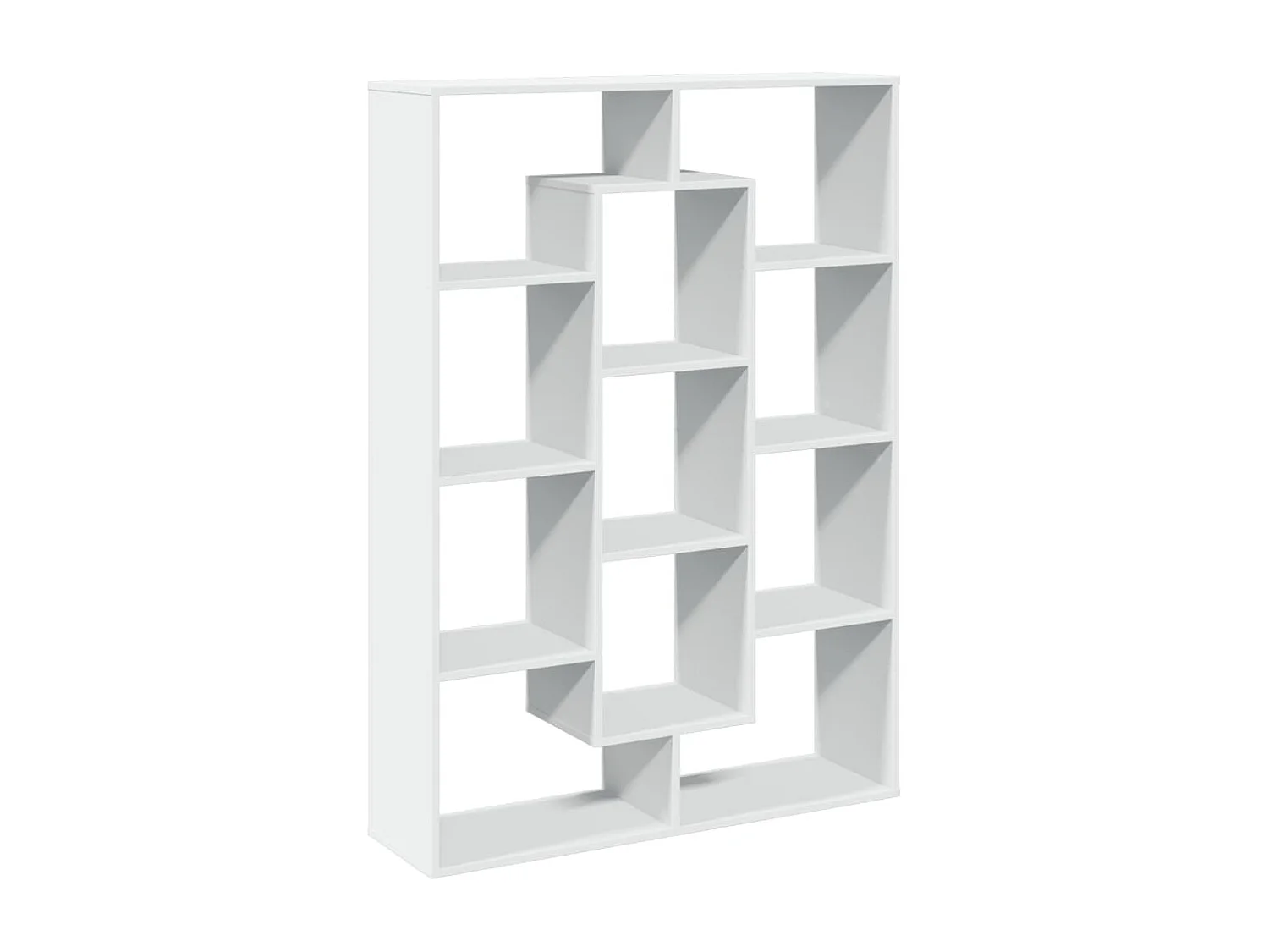 Bibliothèque blanc 102x29x143 cm bois d'ingénierie