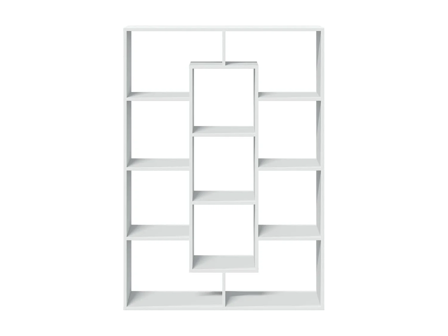 Bibliothèque blanc 102x29x143 cm bois d'ingénierie