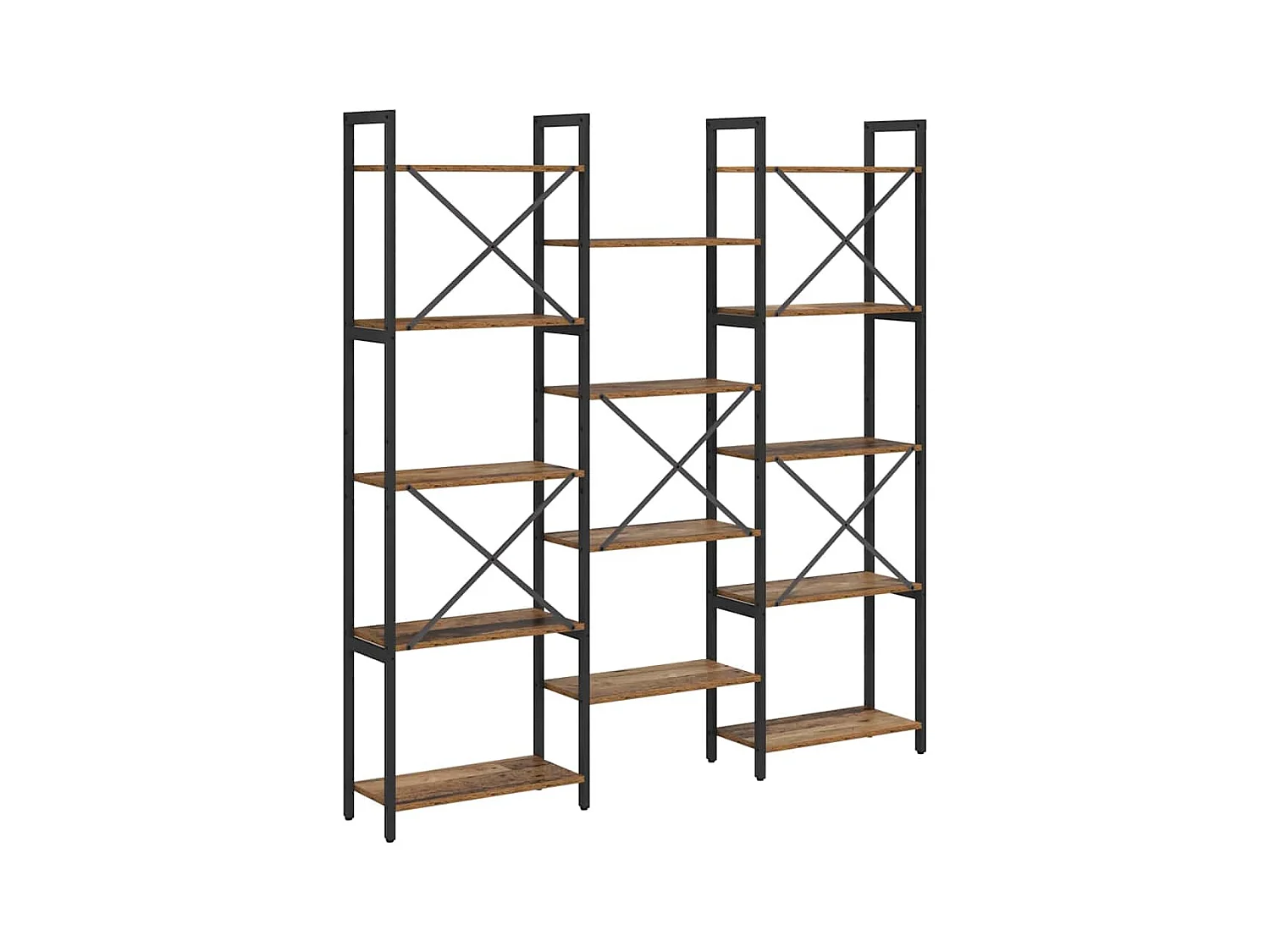 Bibliothèque Bois ancien 156 x 25 x 167.5 cm Bois d'ingénierie