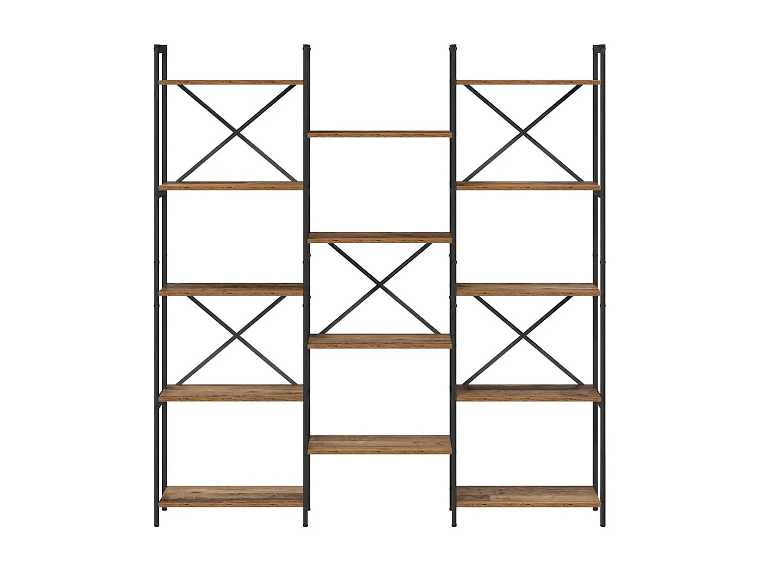 Bibliothèque Bois ancien 156 x 25 x 167.5 cm Bois d'ingénierie
