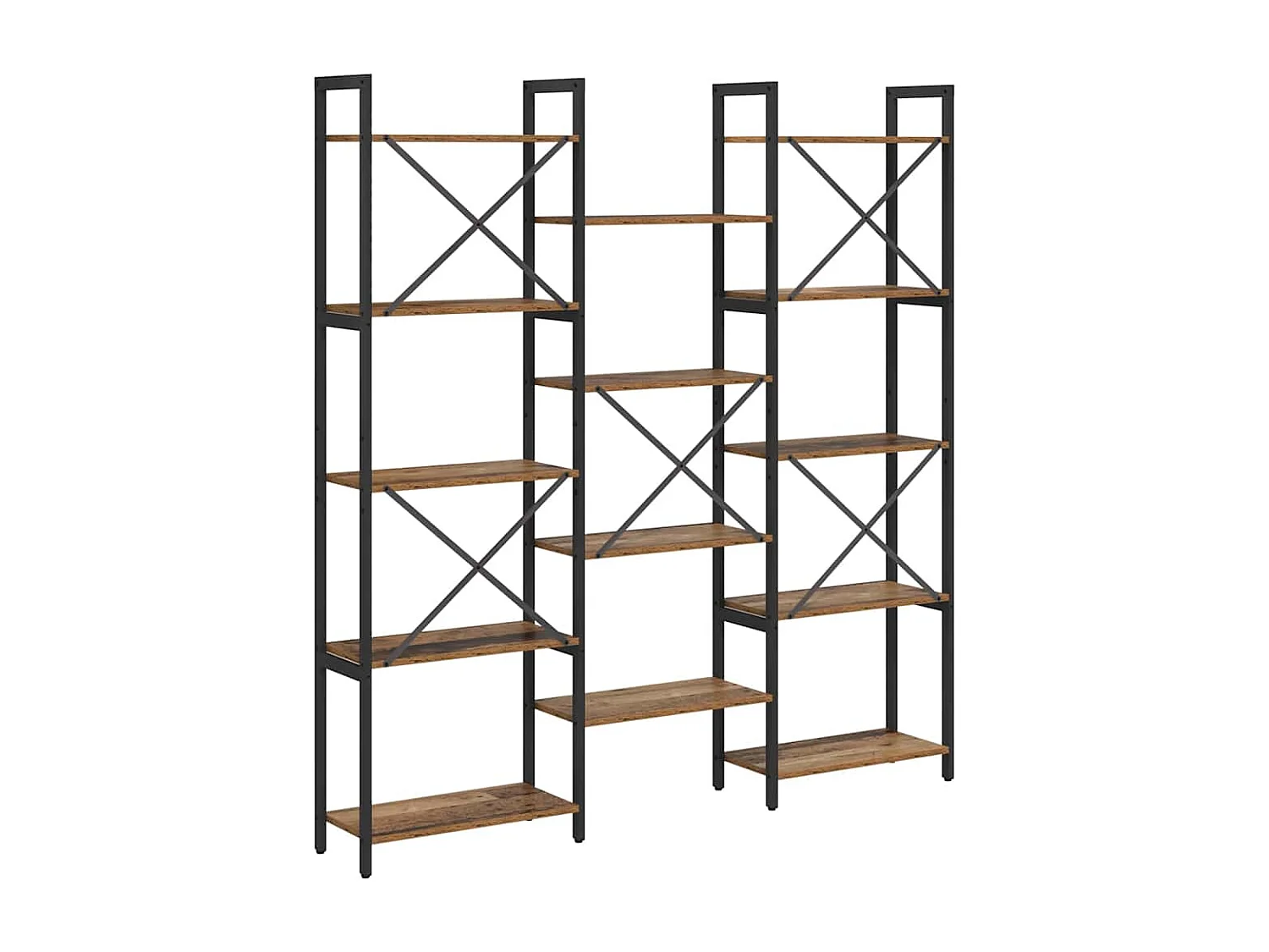 Bibliothèque Bois ancien 156 x 25 x 167.5 cm Bois d'ingénierie