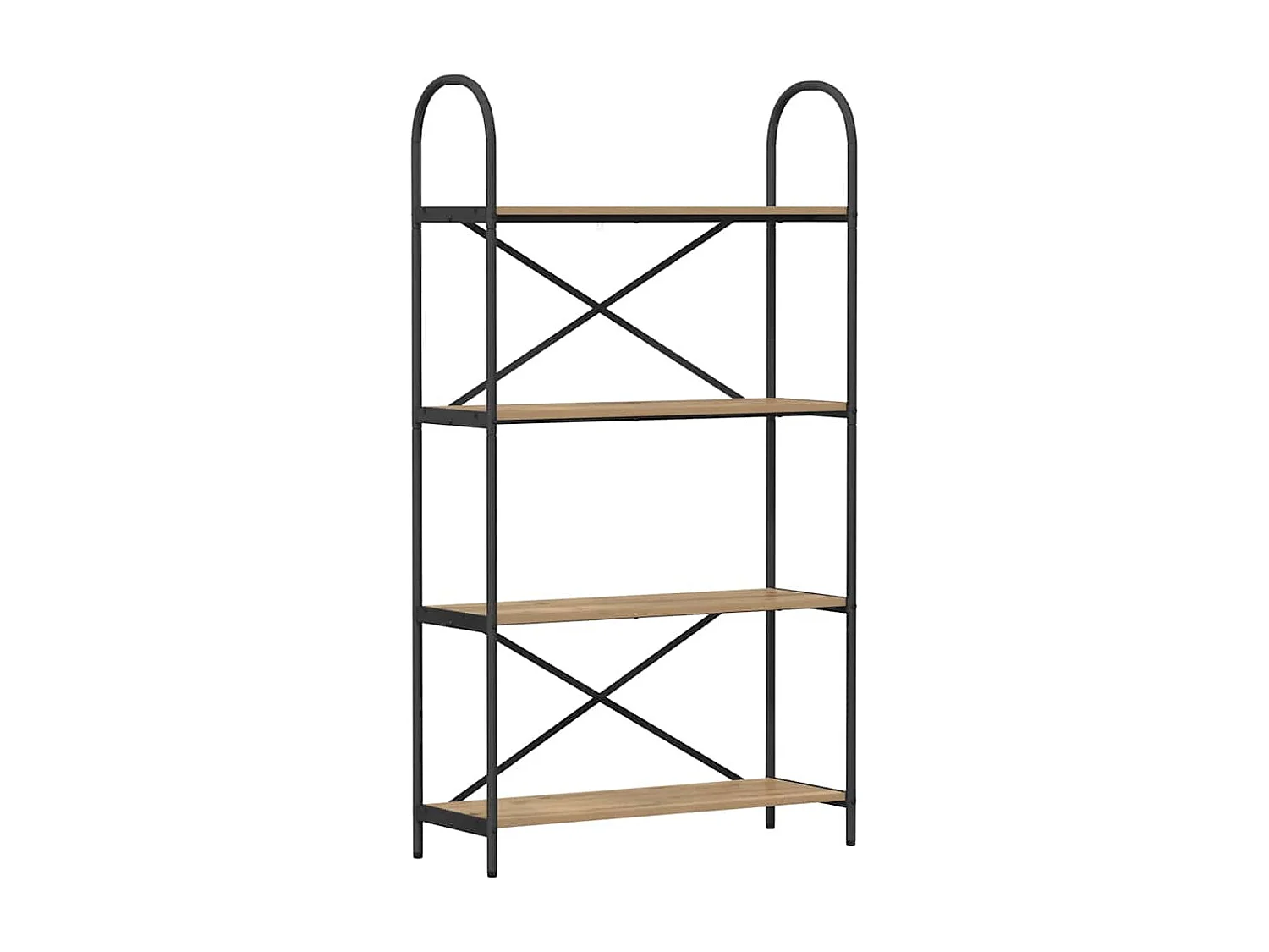 Bibliothèque chêne artisanal 80 x 30 x 146 cm Bois d'ingénierie