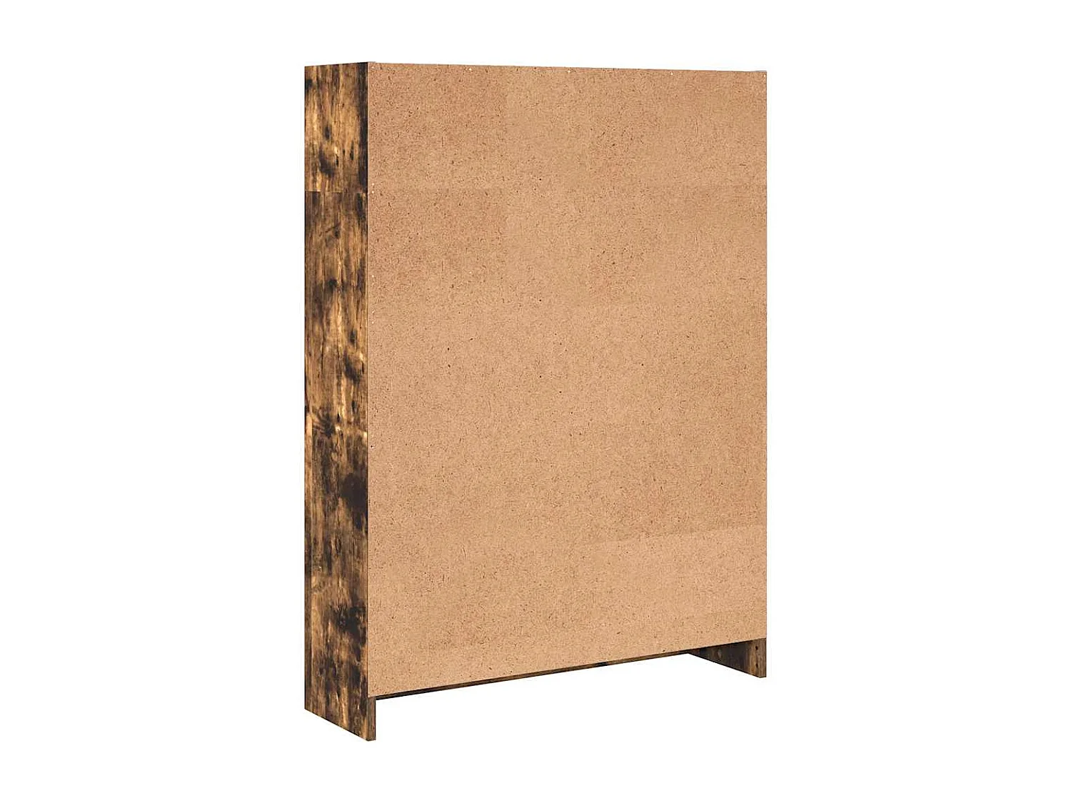 Bibliothèque chêne fumé 80x24x109 cm bois d'ingénierie