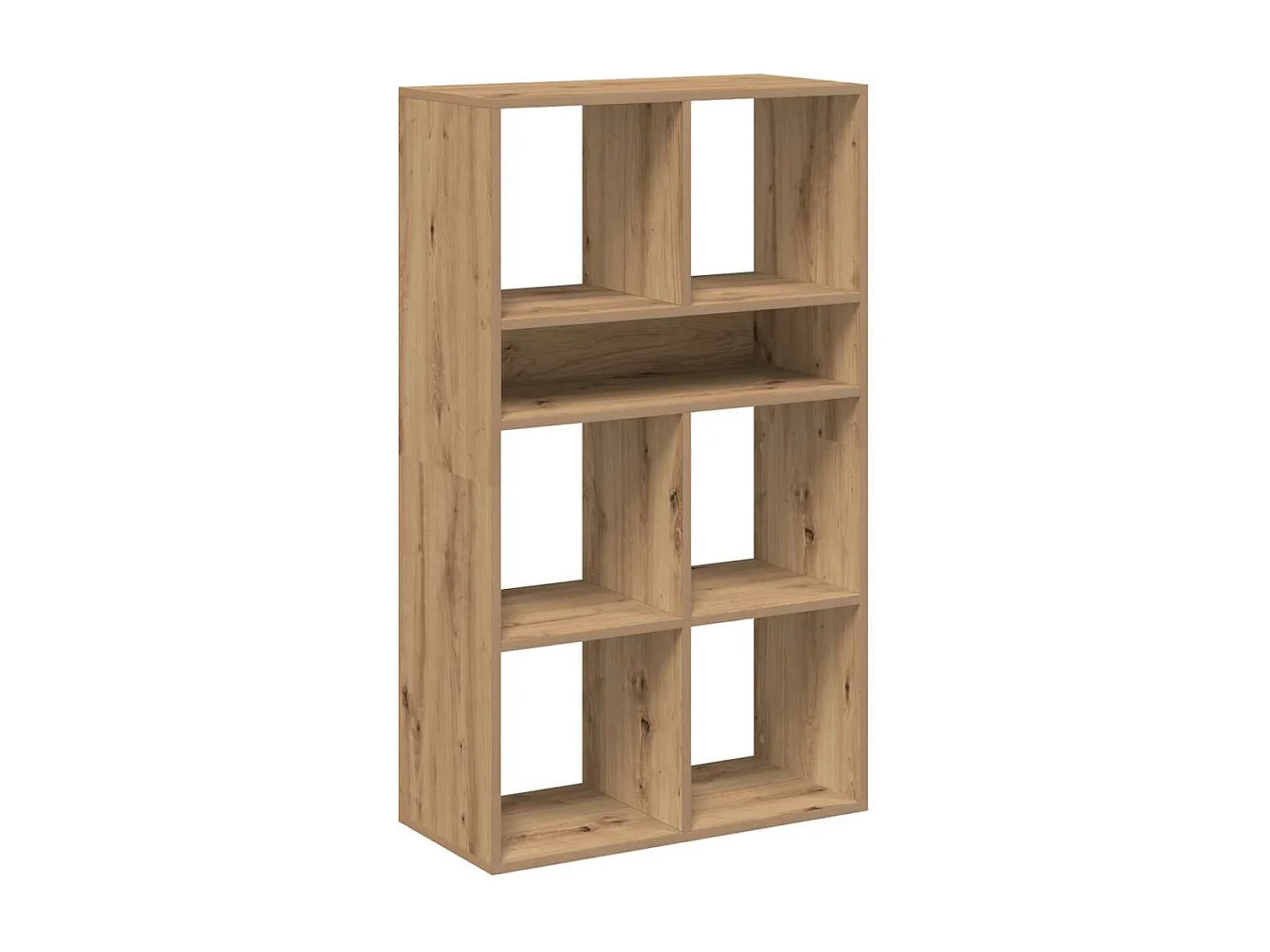 Bibliothèque chêne artisanal 66x31x112 cm bois d'ingénierie