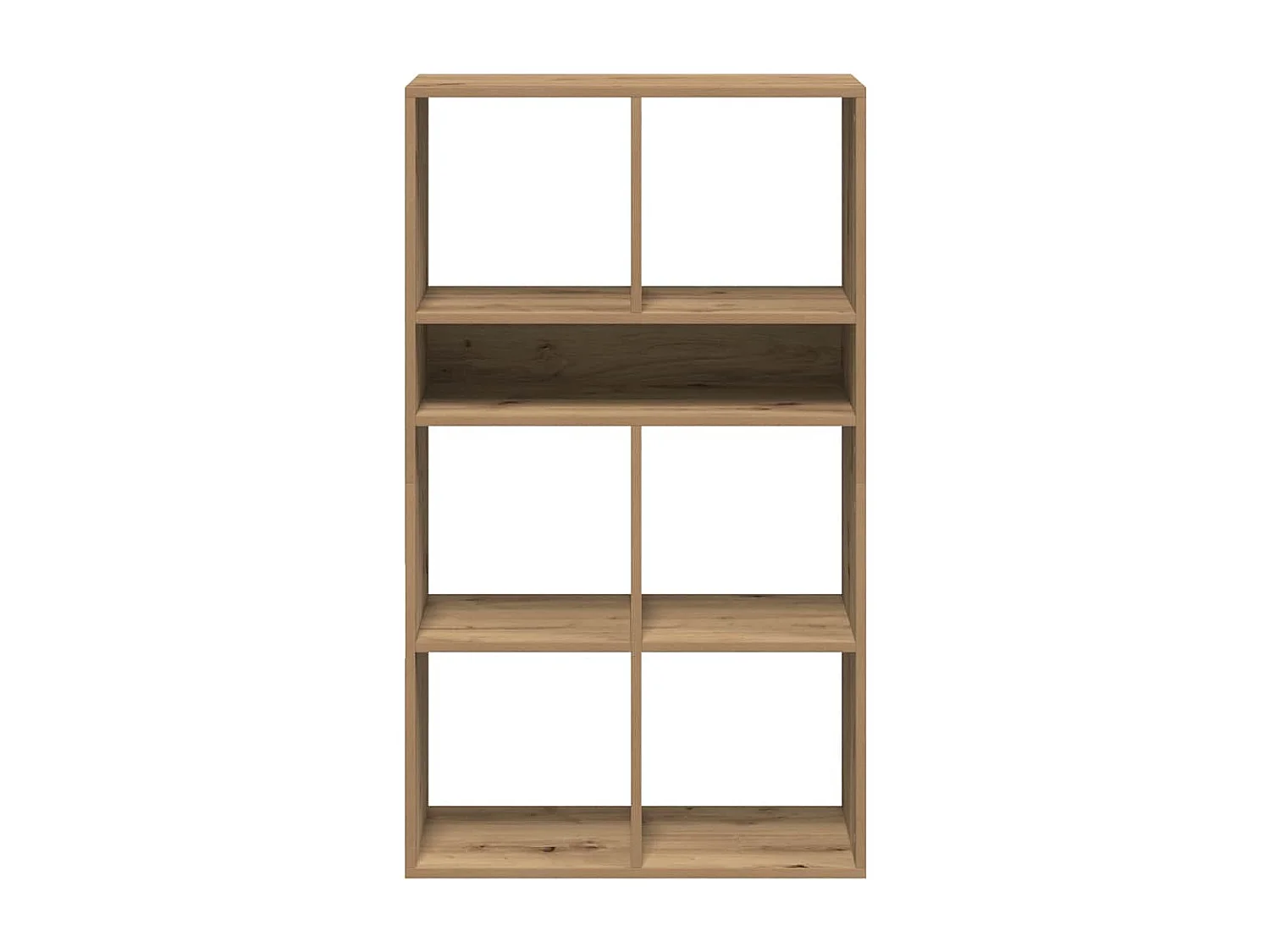 Bibliothèque chêne artisanal 66x31x112 cm bois d'ingénierie