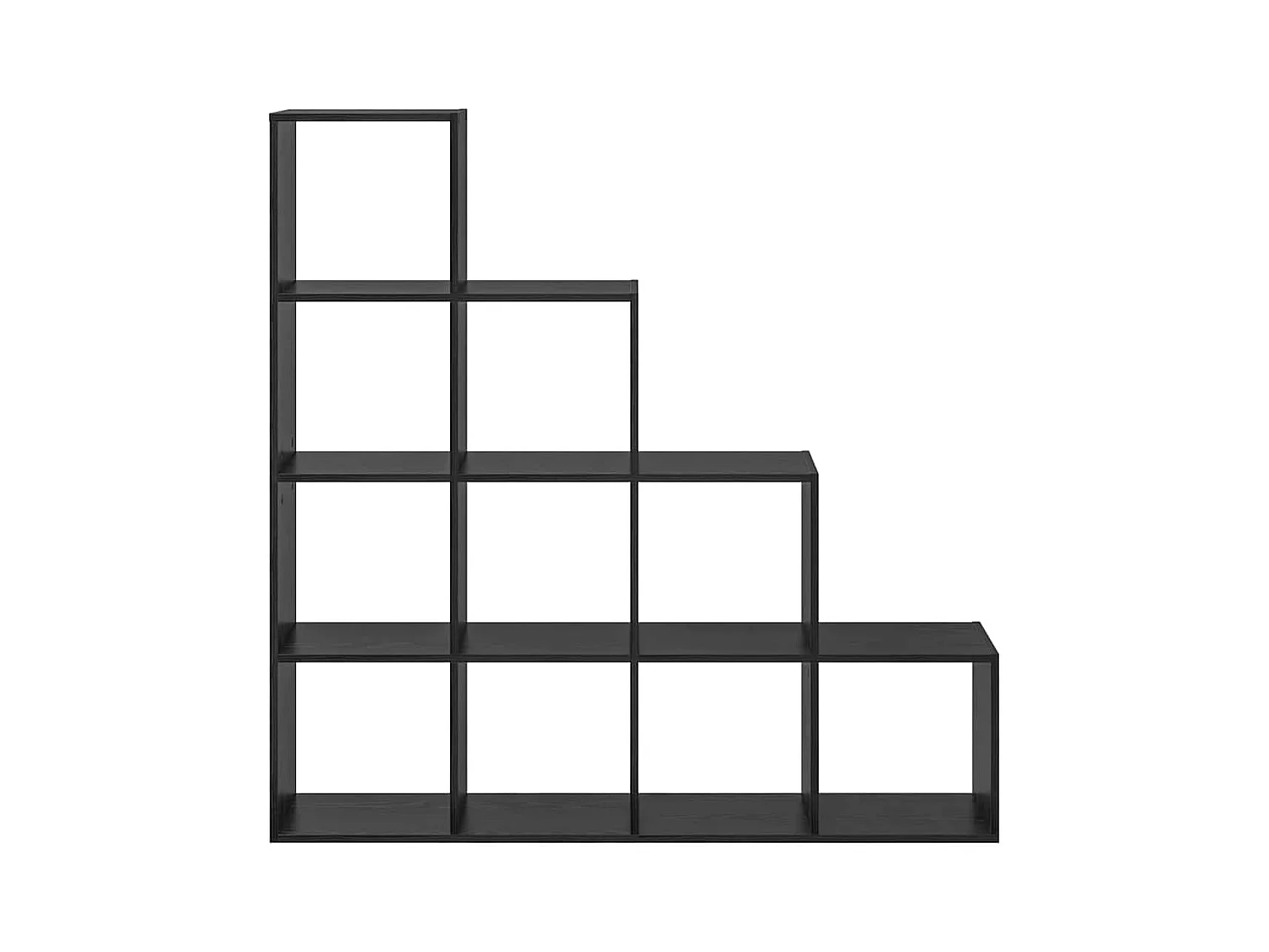 Bibliothèque / Cloison Bibliothèque Chêne noir 131.5 x 29 x 131.5 cm