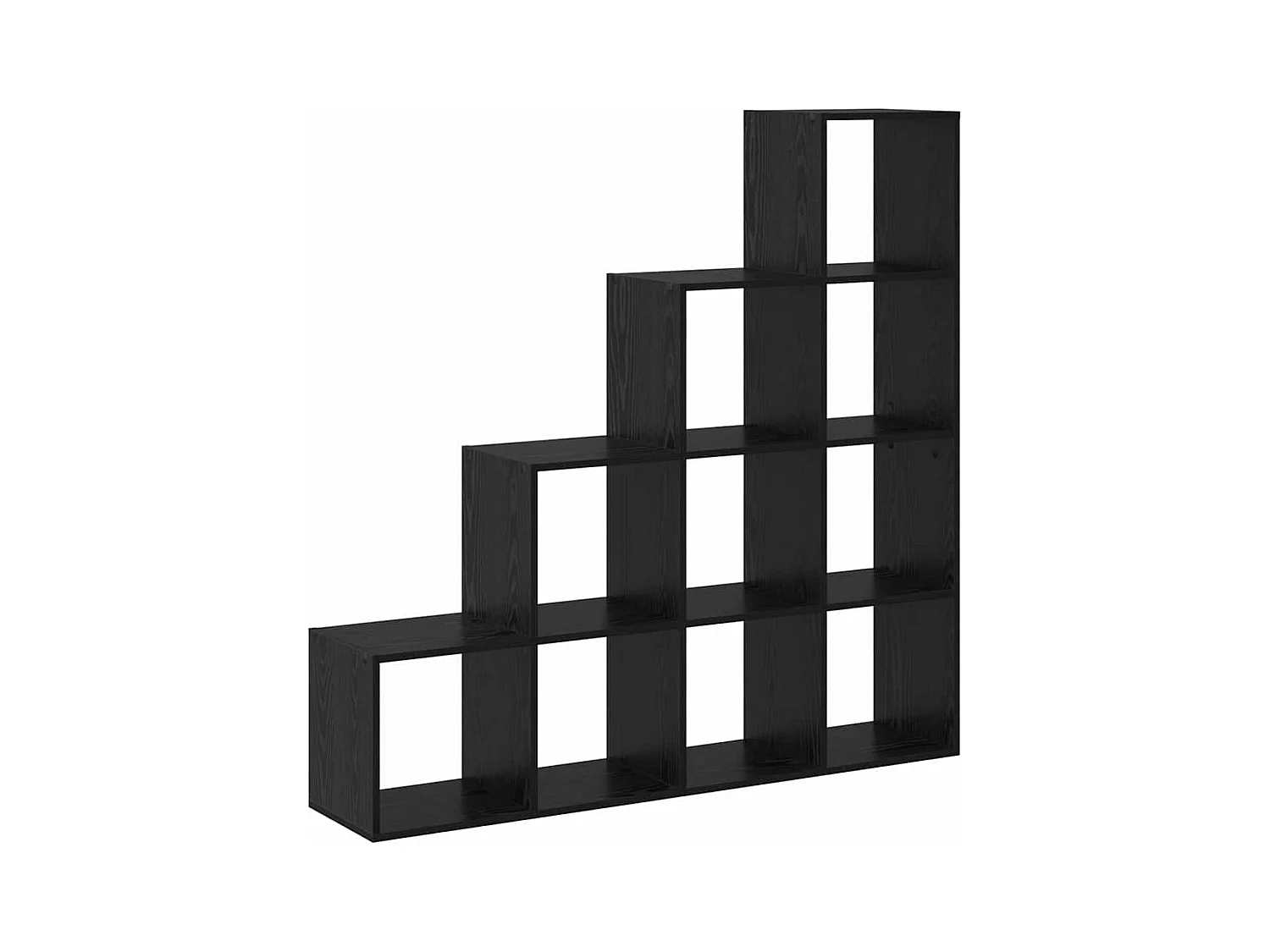 Bibliothèque / Cloison Bibliothèque Chêne noir 131.5 x 29 x 131.5 cm