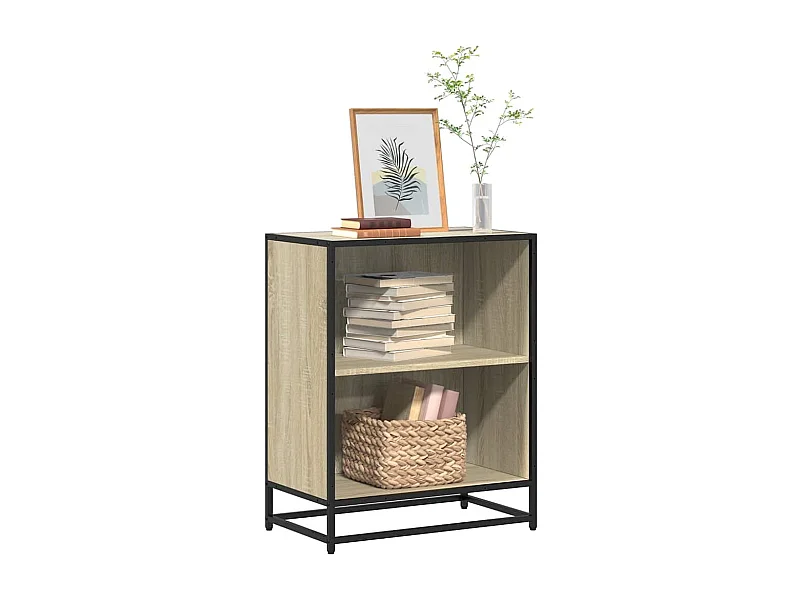 Bibliothèque chêne sonoma 60x35x76 cm bois d'ingénierie