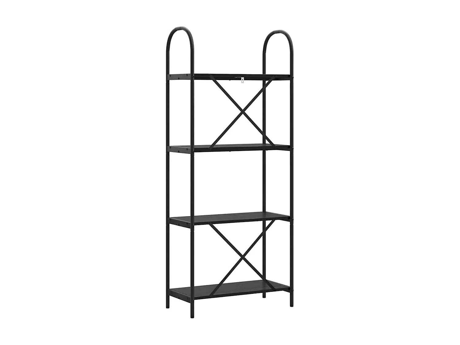 Bibliothèque Chêne noir 60 x 30 x 146 cm Bois d'ingénierie