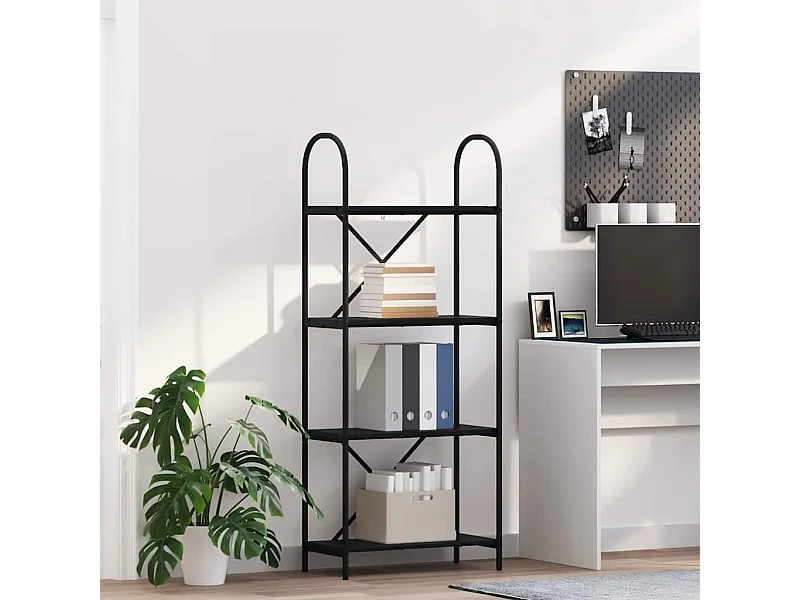 Bibliothèque Chêne noir 60 x 30 x 146 cm Bois d'ingénierie