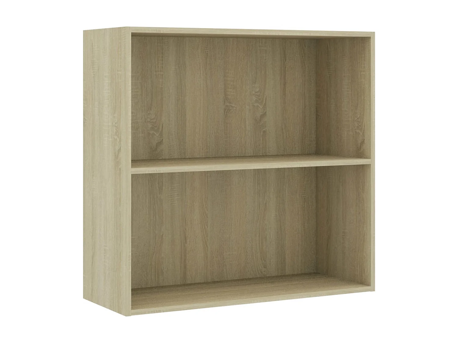 Bibliothèque chêne sonoma 80x30x76,5 cm bois d'ingénierie