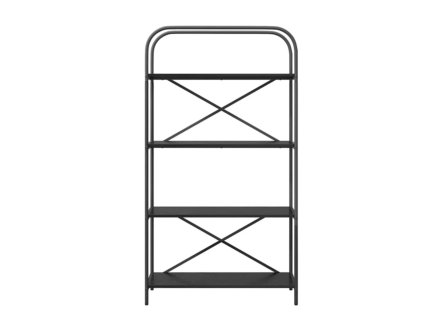 Bibliothèque Chêne noir 80 x 30 x 146 cm Bois d'ingénierie