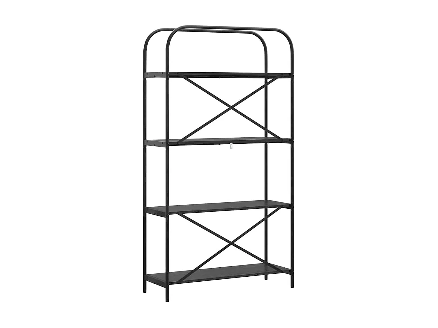 Bibliothèque Chêne noir 80 x 30 x 146 cm Bois d'ingénierie