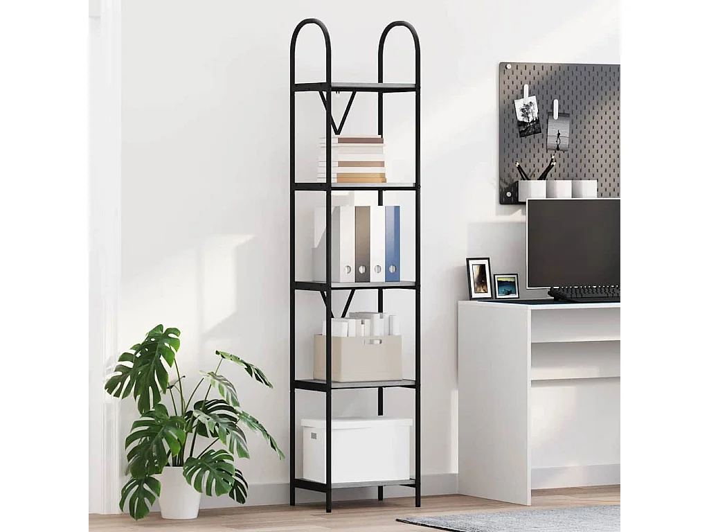 Estante de libros Gris sonoma 40 x 30 x 183 cm