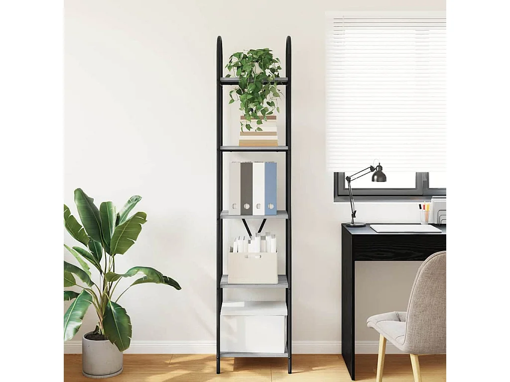 Estante de libros Gris sonoma 40 x 30 x 183 cm