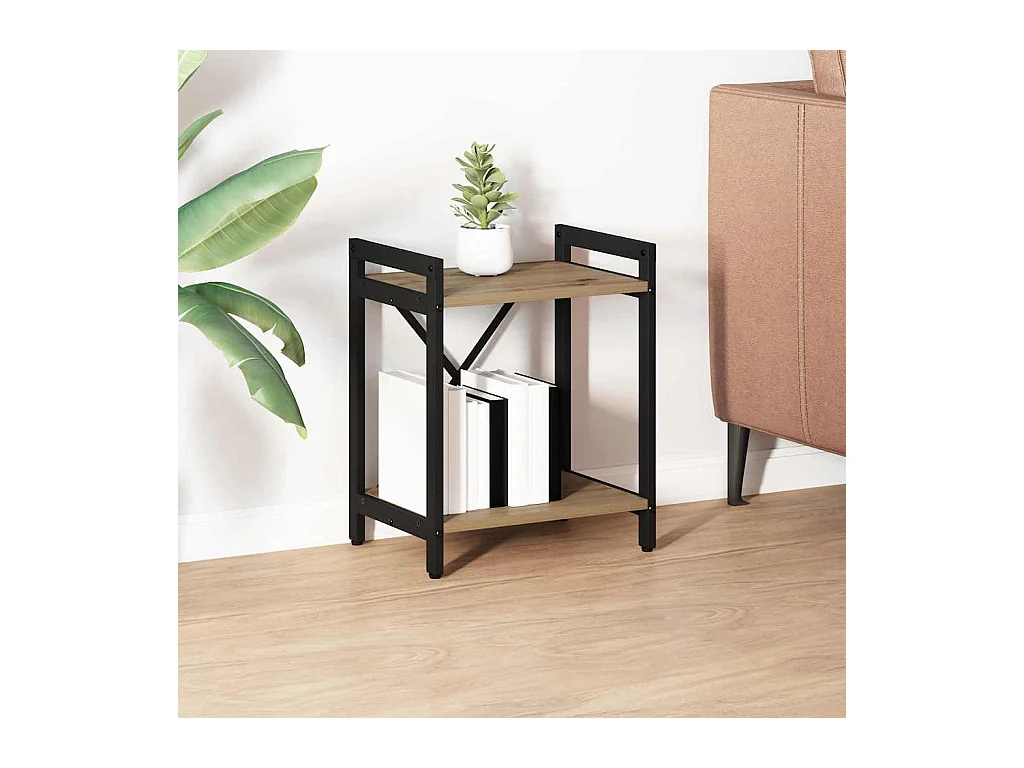 Bibliothèque chêne artisanal 40 x 30 x 48.5 cm