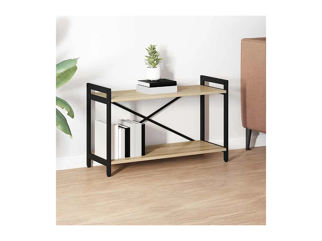 Estantería Roble Sonoma 80 x 30 x 48.5 cm Madera contrachapada