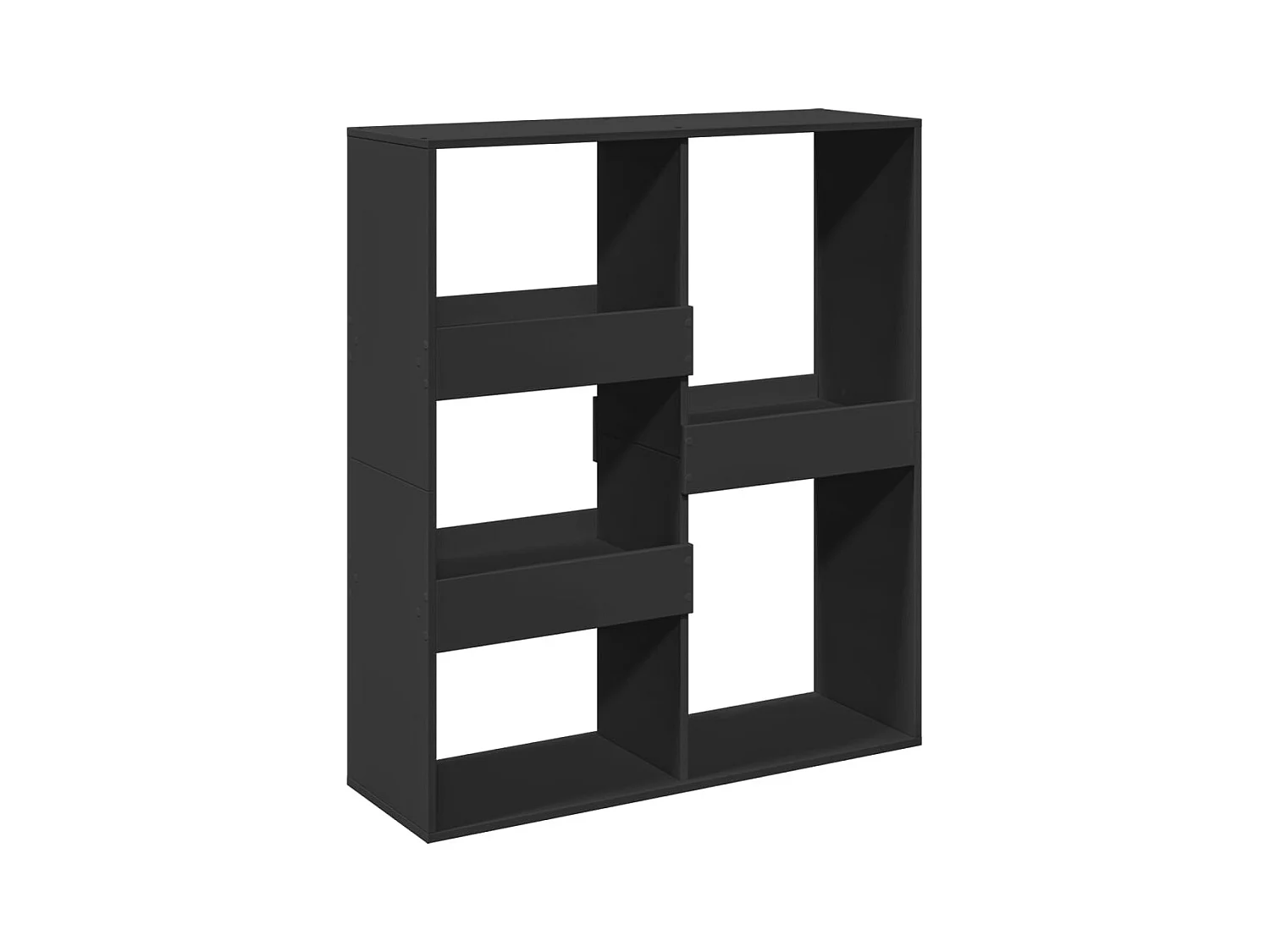 Bibliothèque/Séparateur de pièce noir 100x33x115 cm