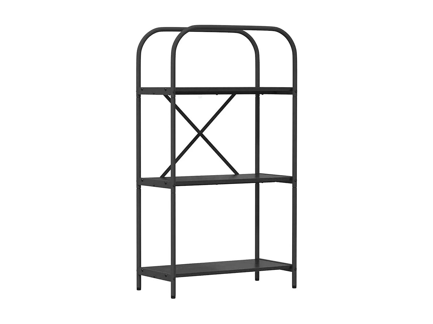 Bibliothèque Chêne noir 60 x 30 x 109 cm Bois d'ingénierie