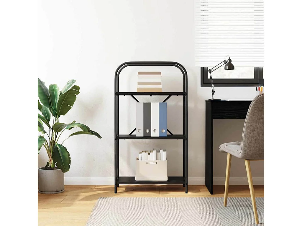 Bibliothèque Chêne noir 60 x 30 x 109 cm Bois d'ingénierie