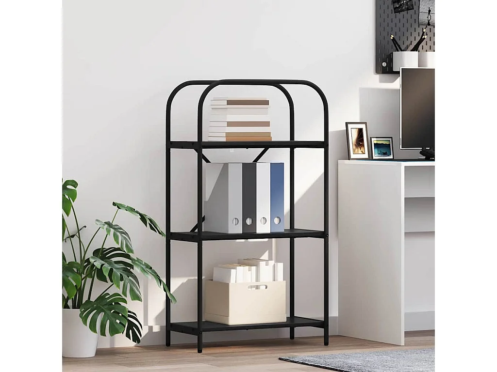 Bibliothèque Chêne noir 60 x 30 x 109 cm Bois d'ingénierie