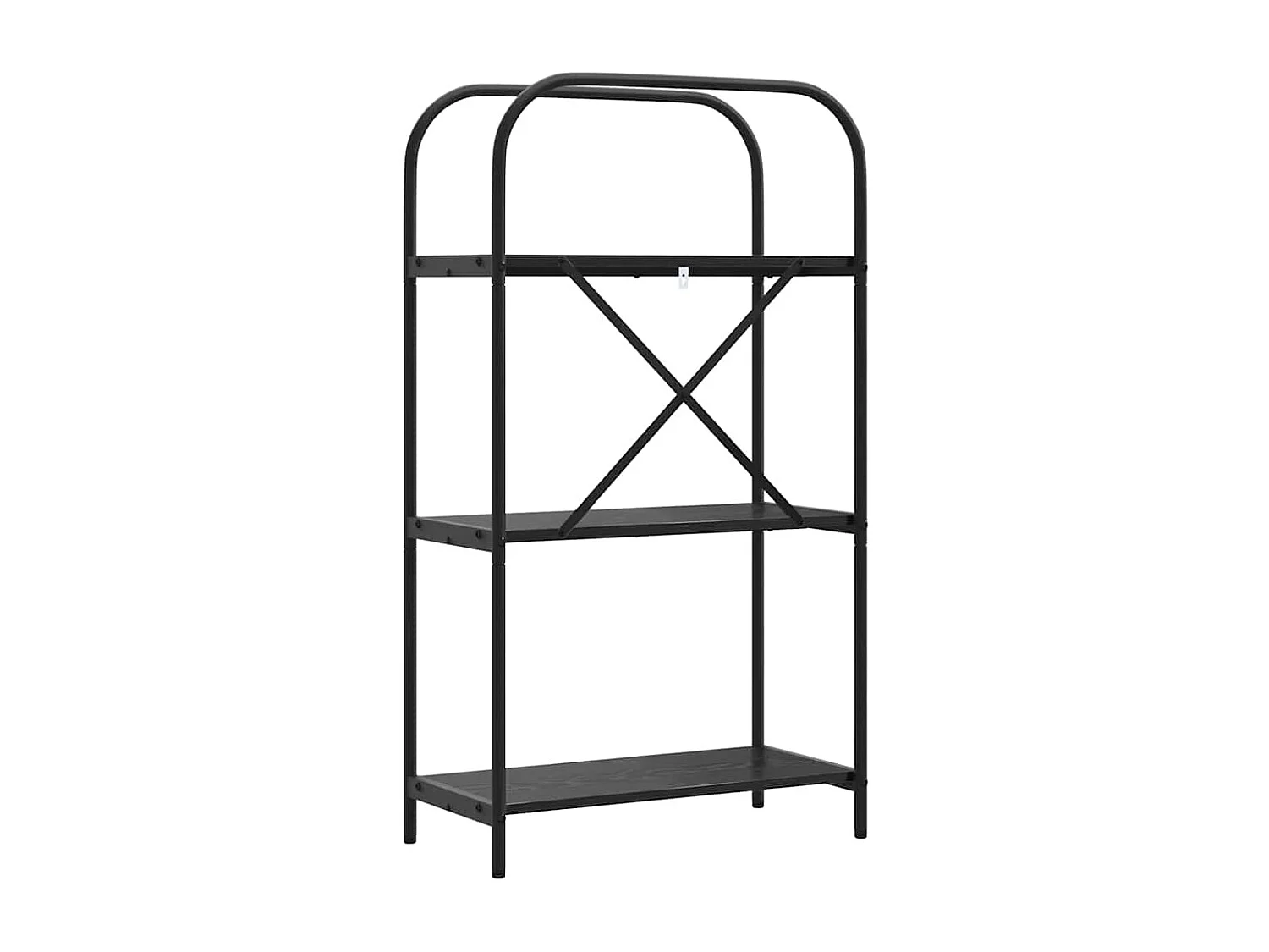 Bibliothèque Chêne noir 60 x 30 x 109 cm Bois d'ingénierie