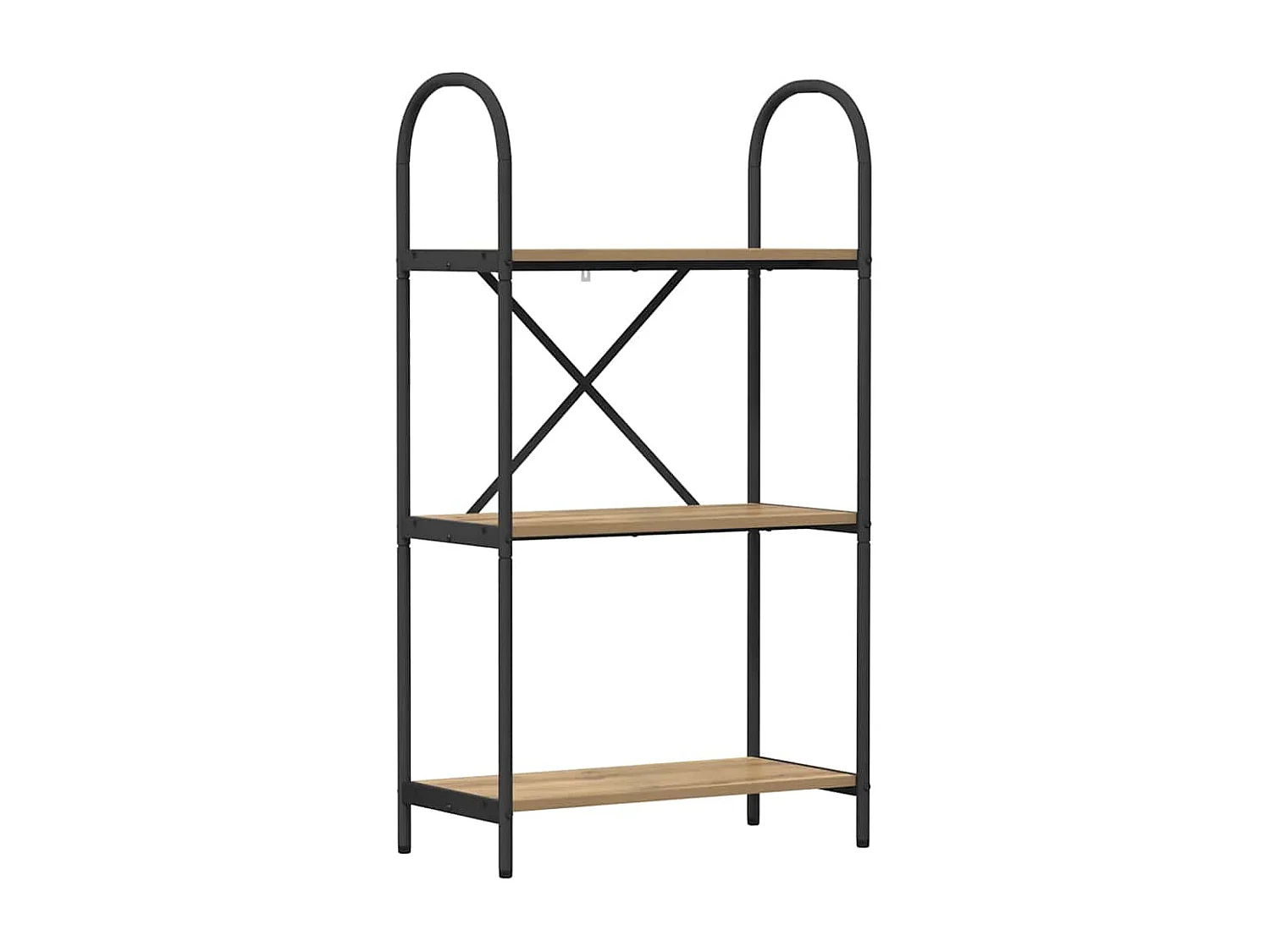 Bibliothèque chêne artisanal 60 x 30 x 109 cm Bois d'ingénierie