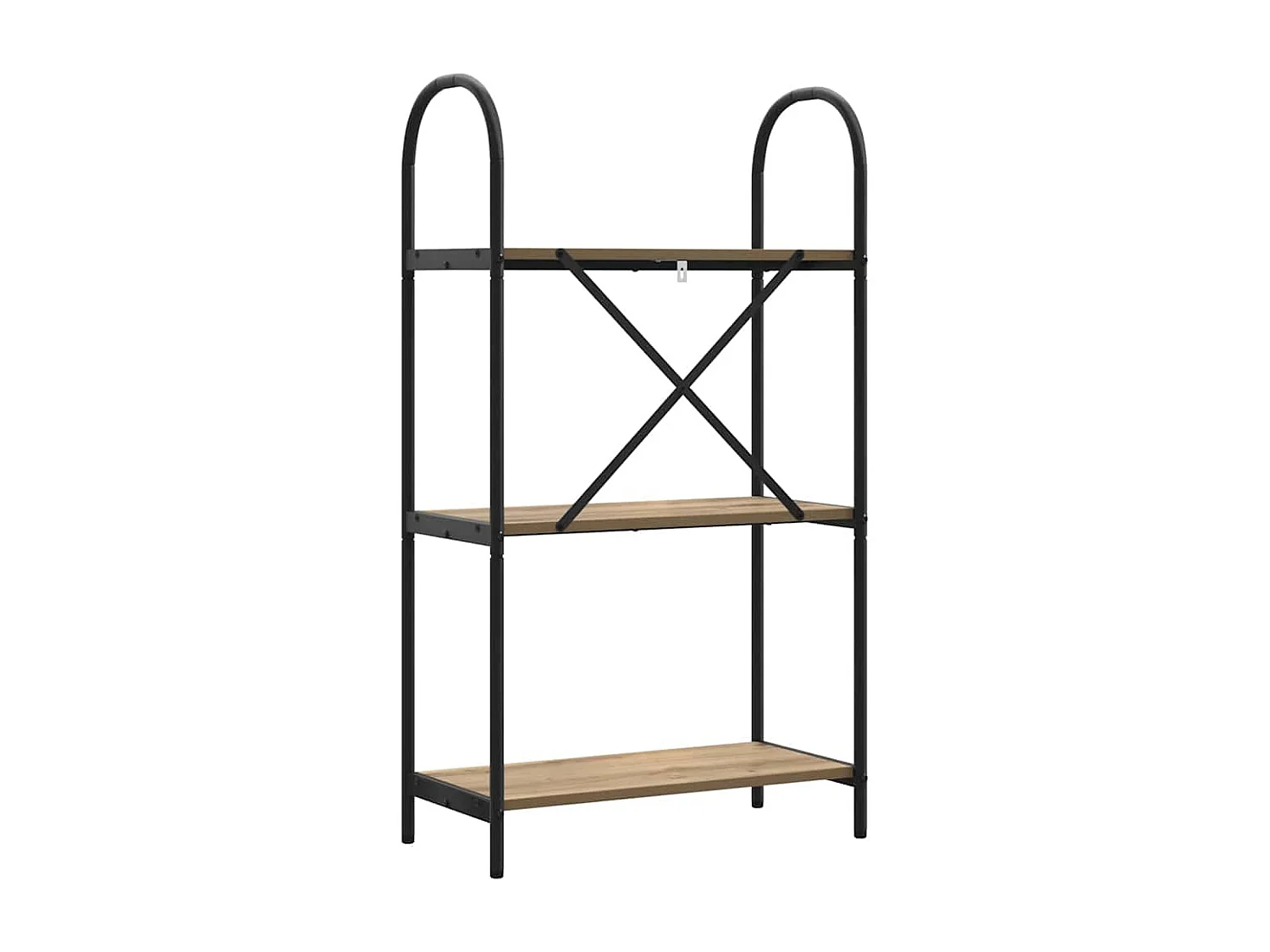 Bibliothèque chêne artisanal 60 x 30 x 109 cm Bois d'ingénierie