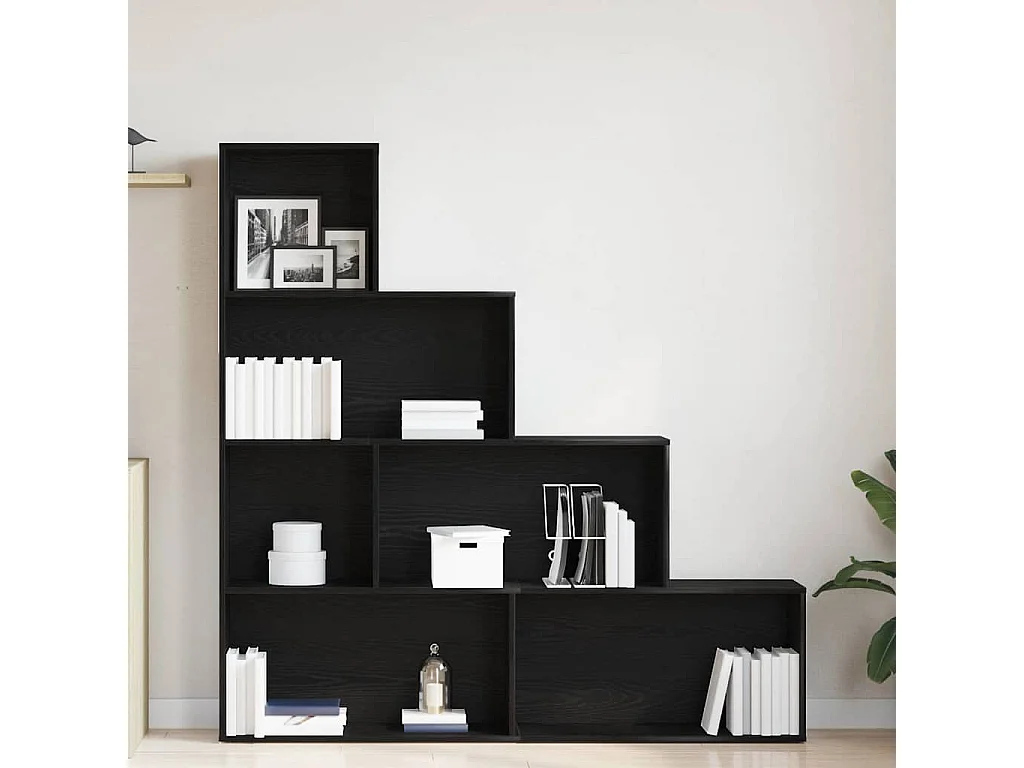 Bibliothèque Chêne noir 155 x 24 x 160 cm Bois d'ingénierie