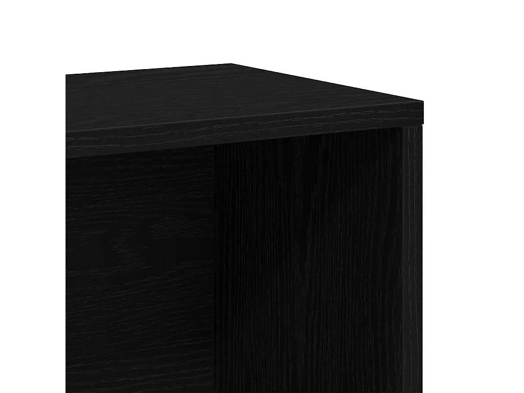 Bibliothèque Chêne noir 155 x 24 x 160 cm Bois d'ingénierie