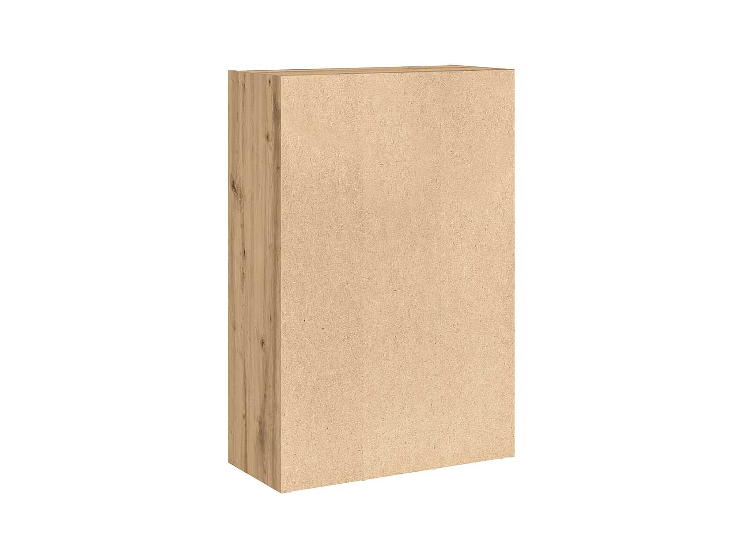 Bibliothèque/Buffet chêne artisanal 66x30x98 cm bois ingénierie