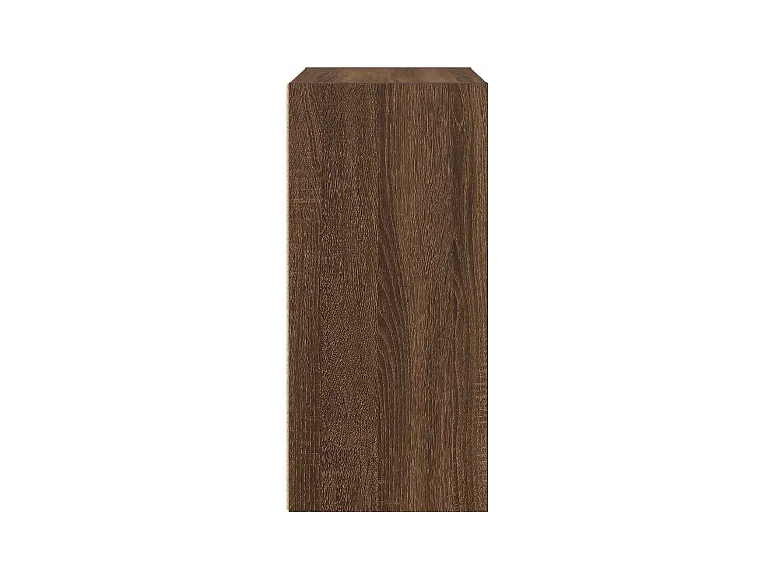 Bibliothèque chêne marron 31x24x52 cm bois d'ingénierie