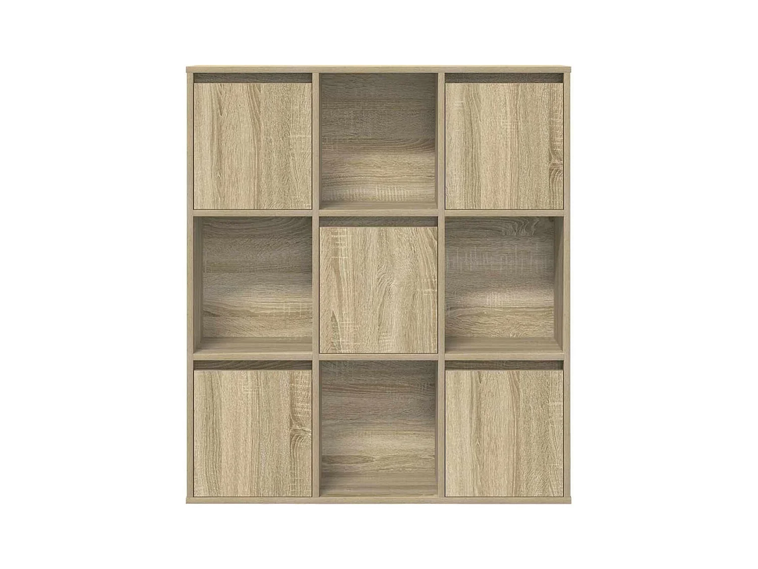 Bibliothèque chêne sonoma 89x24x101,5 cm bois d'ingénierie