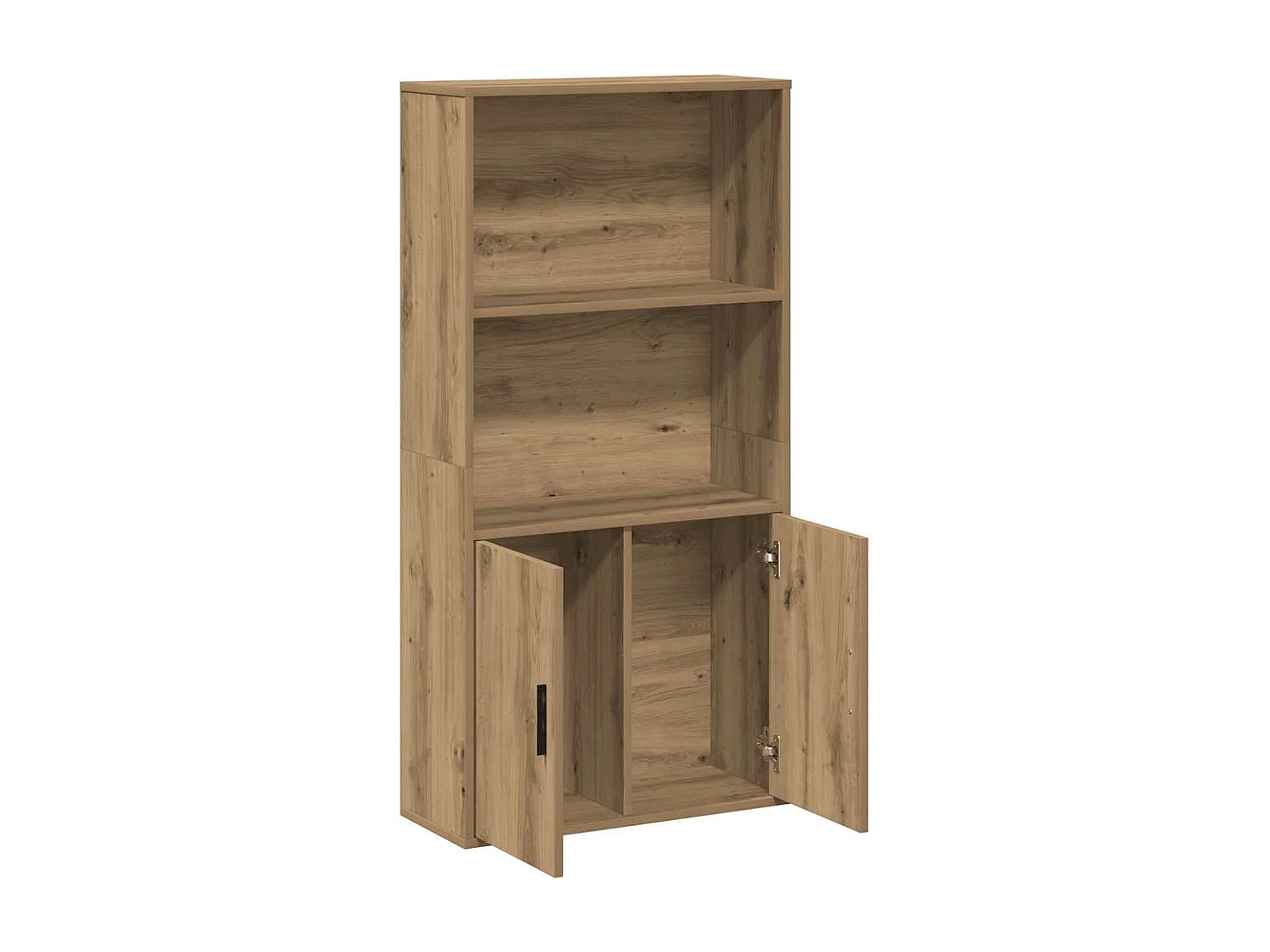 Estantería de madera de ingeniería roble artisan 60x24x120 cm