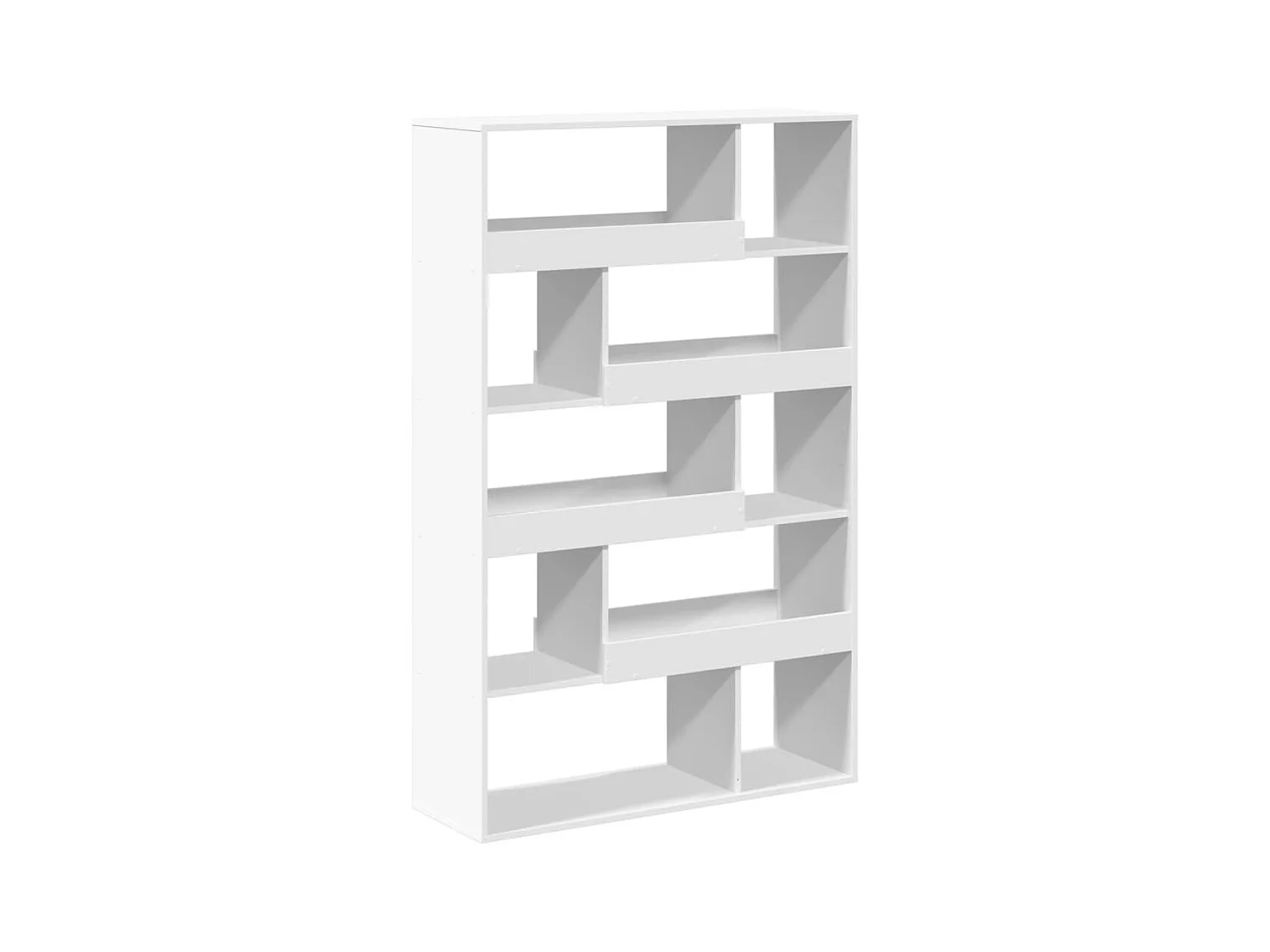 Bibliothèque / Cloison de séparation blanc 100x33x156,5 cm bois d'ingénierie