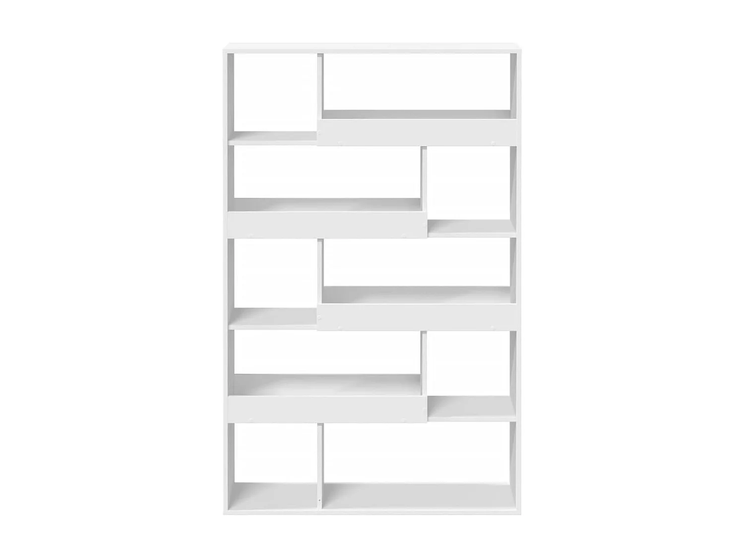 Bibliothèque / Cloison de séparation blanc 100x33x156,5 cm bois d'ingénierie