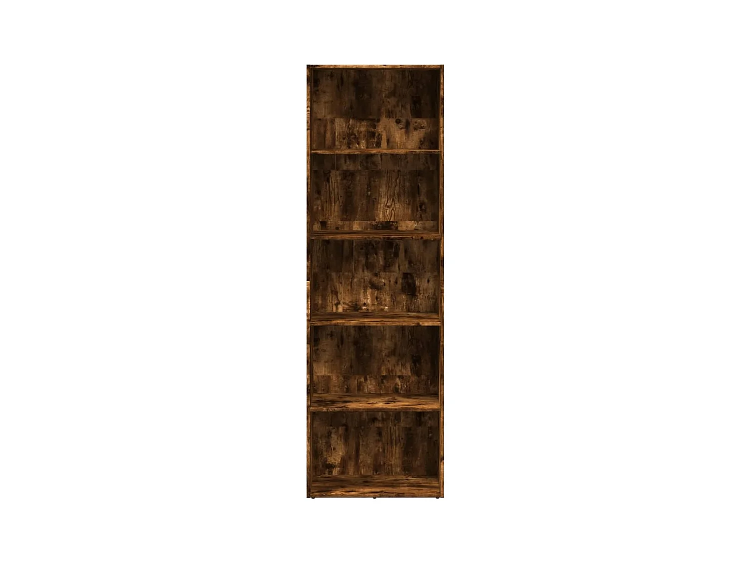 Bibliothèque chêne fumé 60x30x189 cm bois d'ingénierie