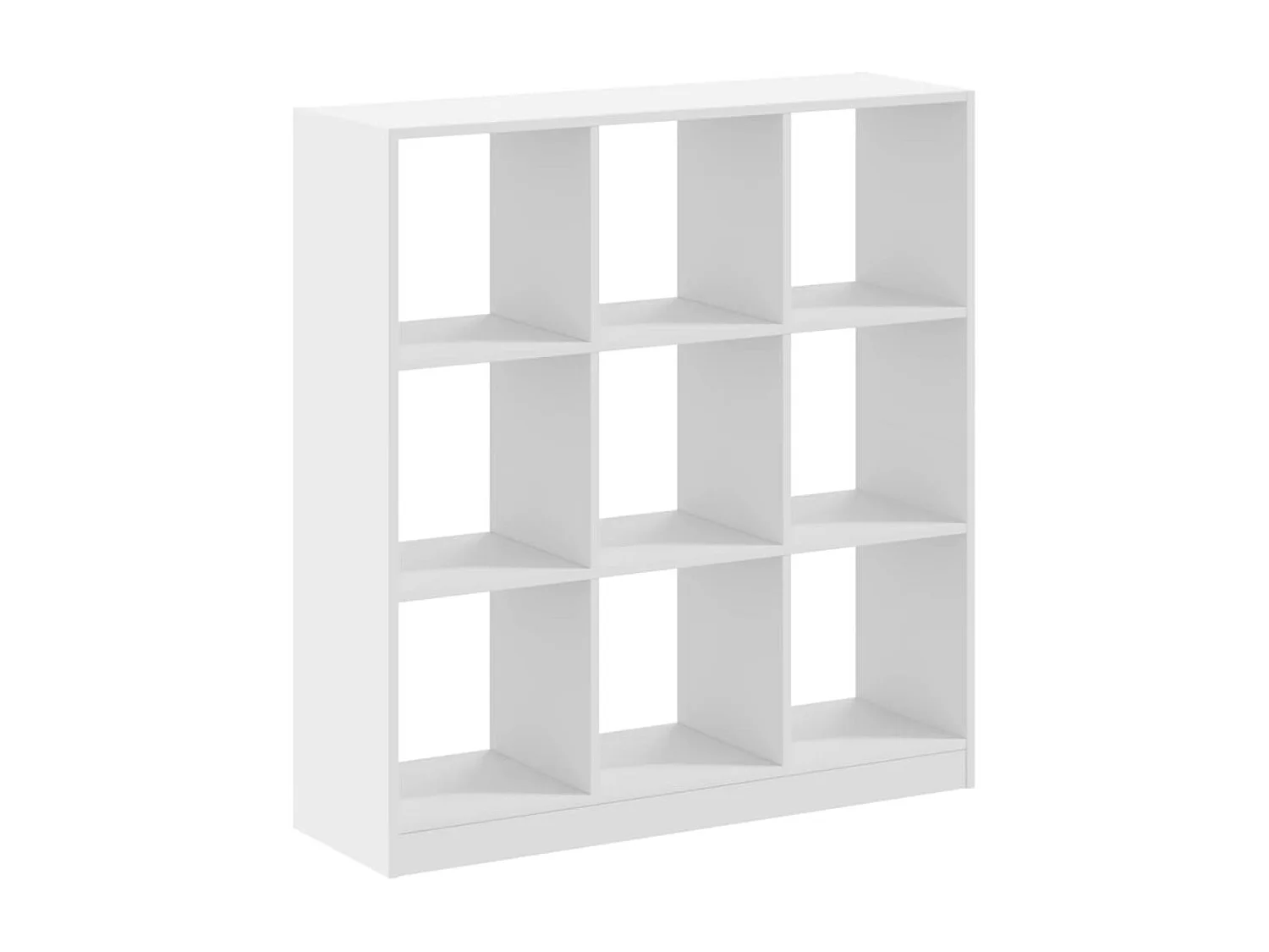 Estantería de madera de ingeniería blanca 102x32x108 cm