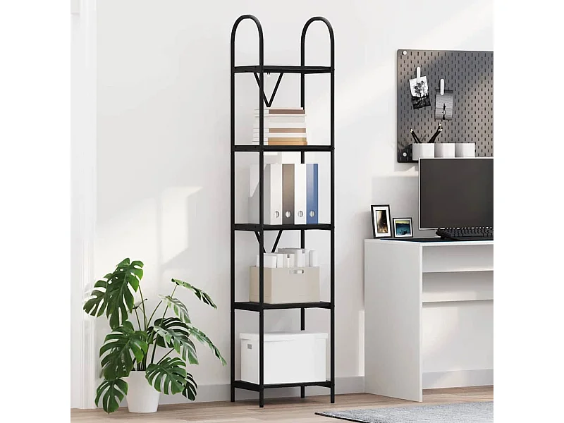 Bibliothèque Chêne noir 40 x 30 x 183 cm Bois d'ingénierie