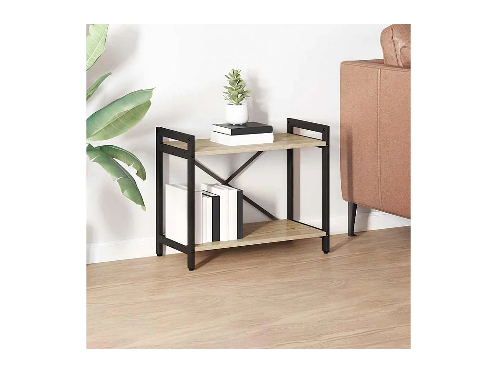Estantería Roble Sonoma 60 x 30 x 48.5 cm Madera contrachapada