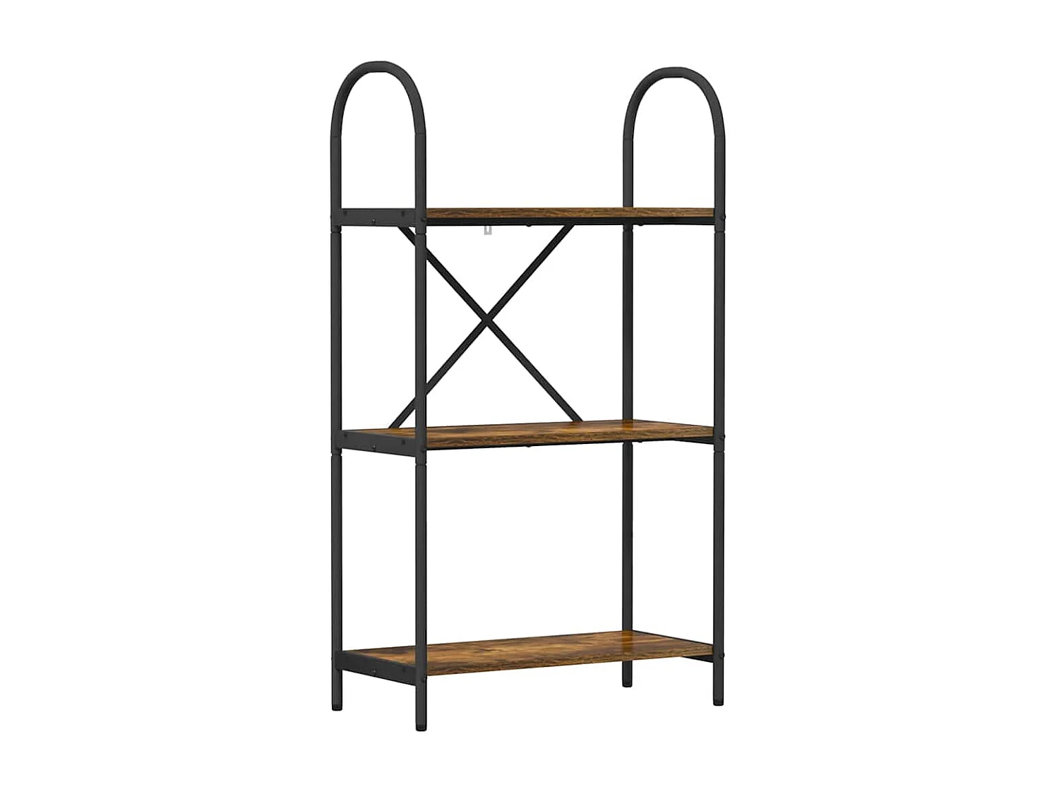 Bibliothèque Chêne fumé 60 x 30 x 109 cm Bois d'ingénierie