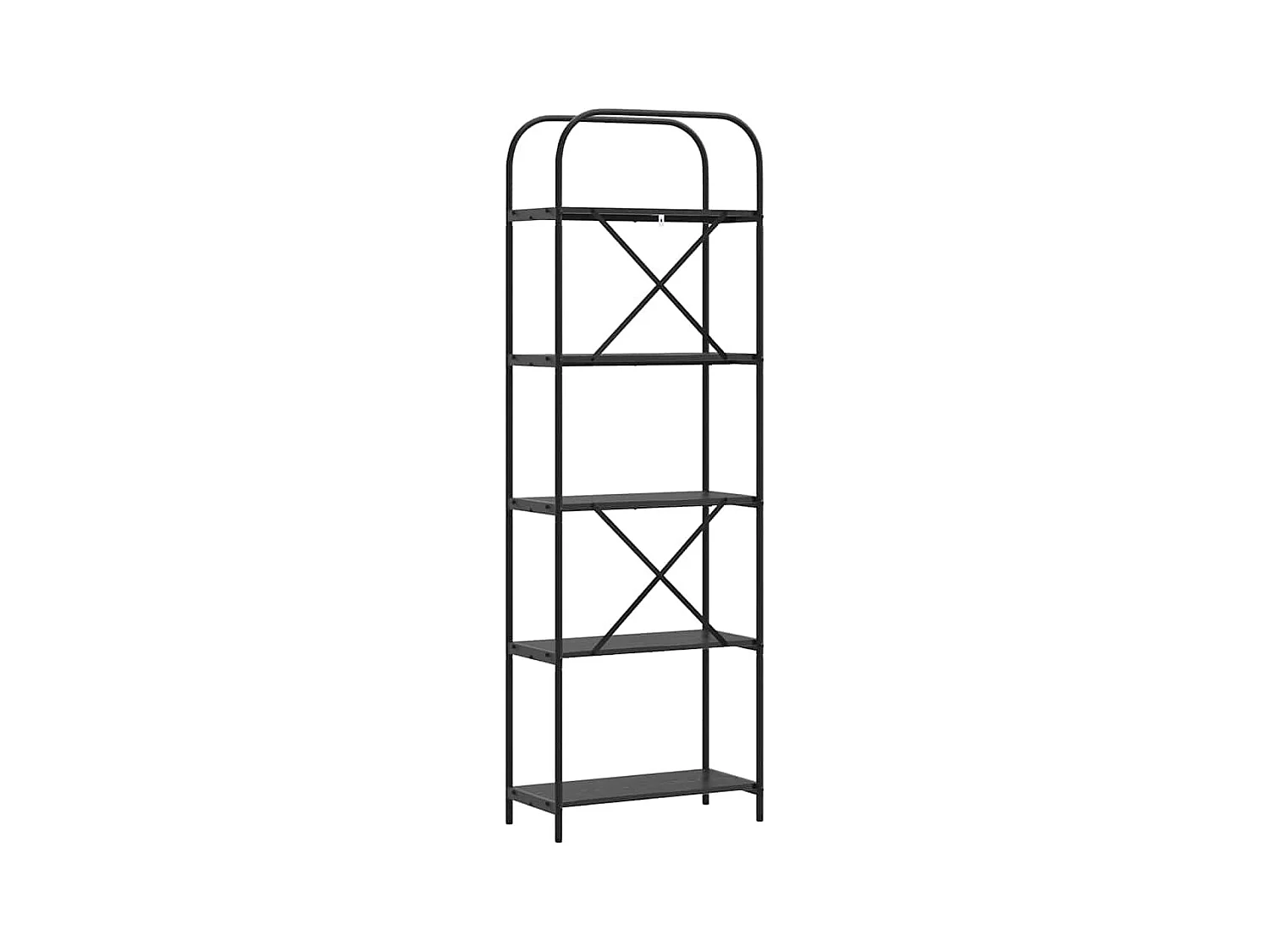 Bibliothèque Chêne noir 60 x 30 x 183 cm Bois d'ingénierie