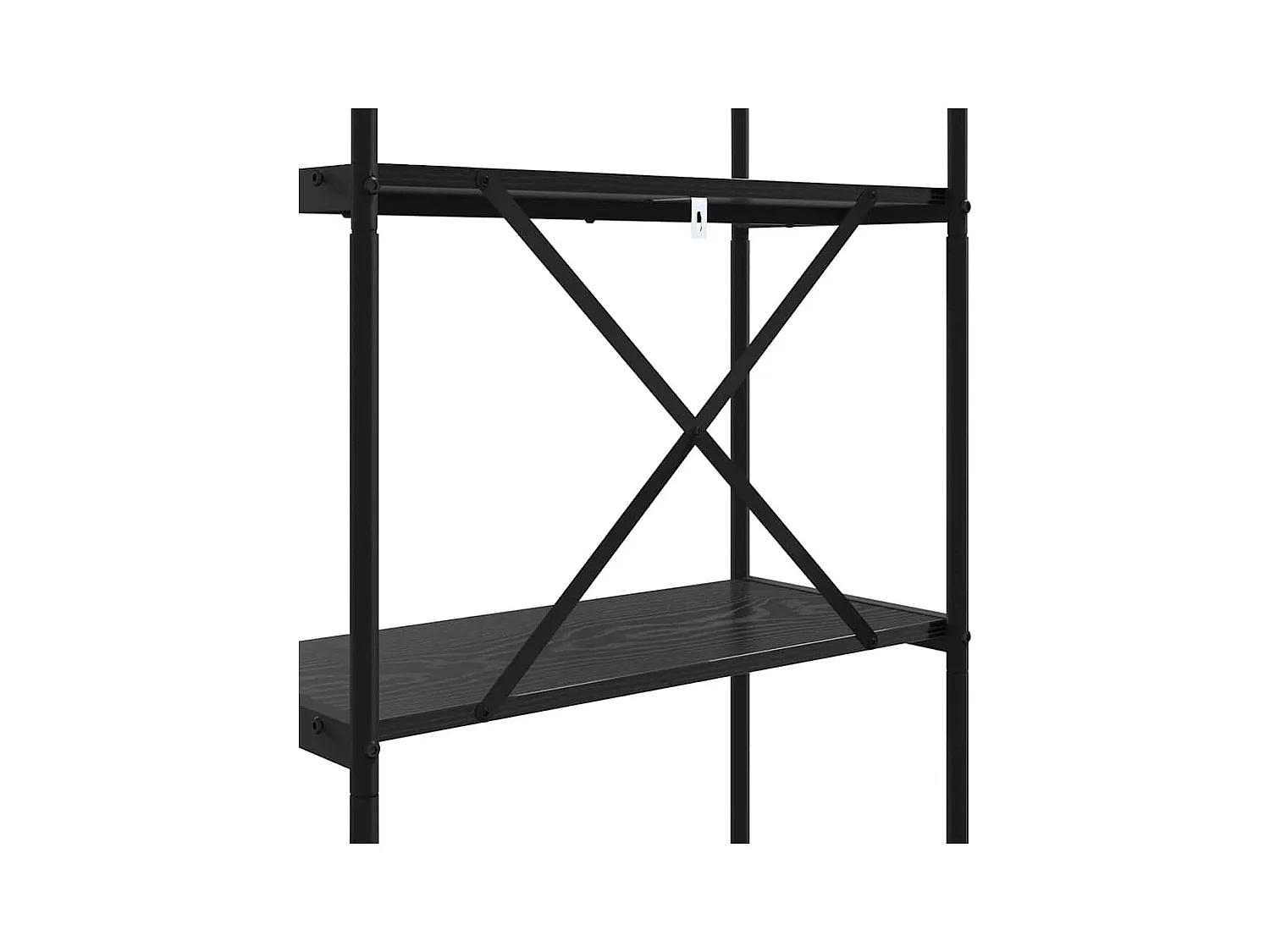 Bibliothèque Chêne noir 60 x 30 x 183 cm Bois d'ingénierie