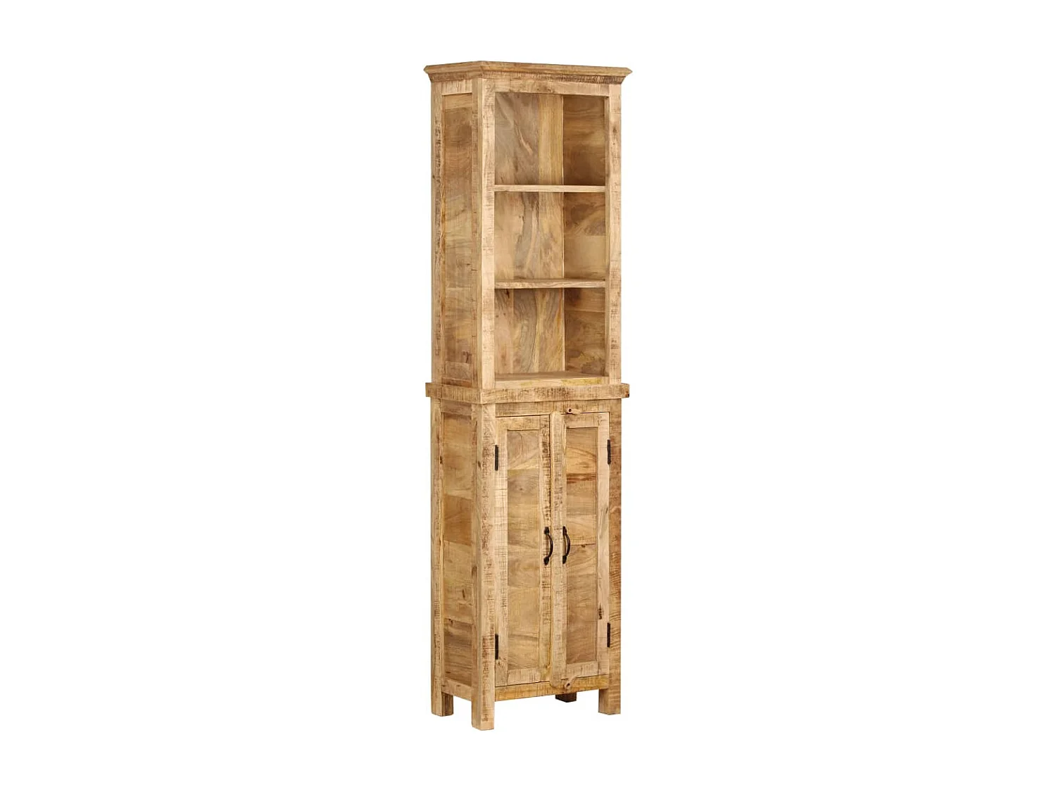 Bibliothèque 50 x 30 x 180 cm Bois massif de manguier