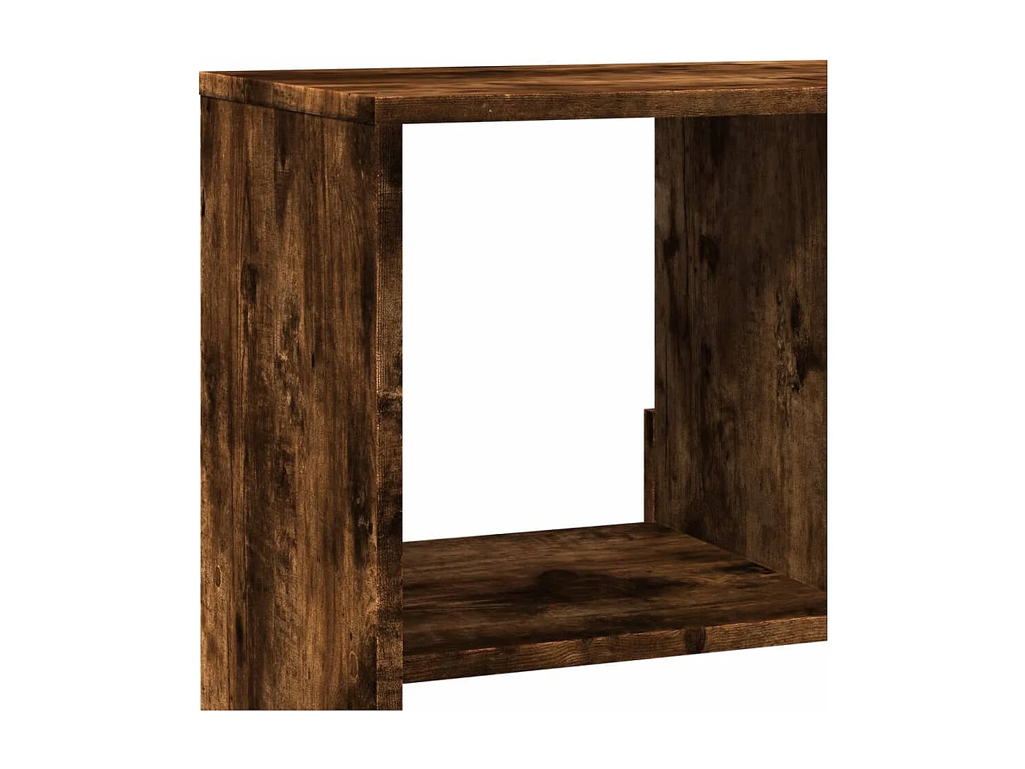 Bibliothèque chêne fumé 100x33x156,5 cm bois d'ingénierie