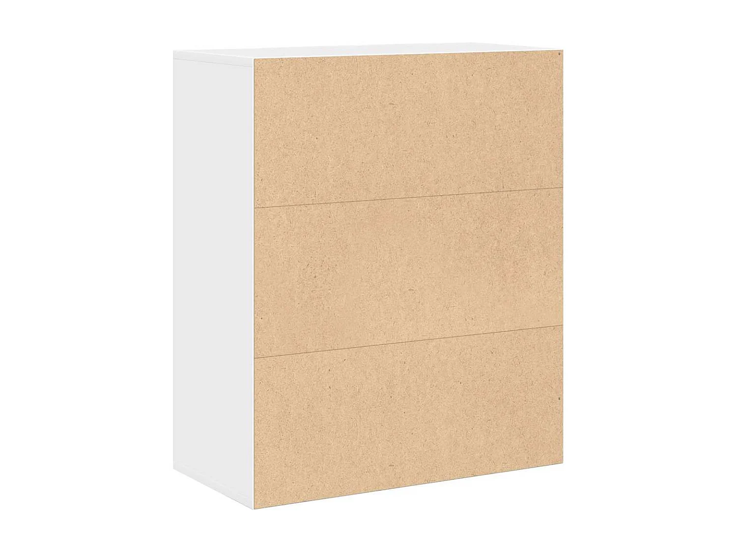 Estantería librería madera de ingeniería blanca 60x30x71,5 cm