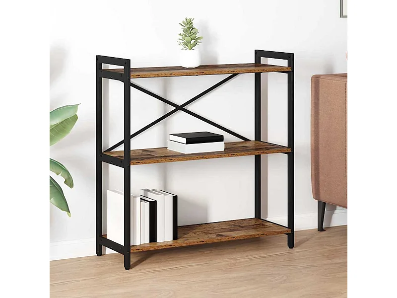 Bibliothèque Bois ancien 80 x 30 x 83 cm Bois d'ingénierie