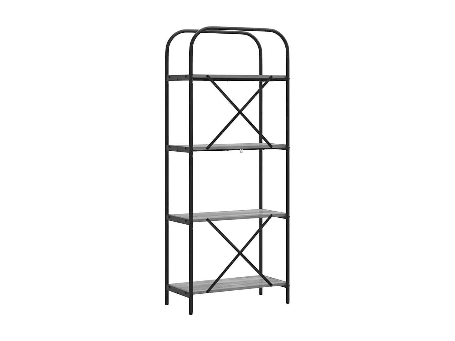 Bibliothèque Sonoma gris 60 x 30 x 146 cm Bois d'ingénierie