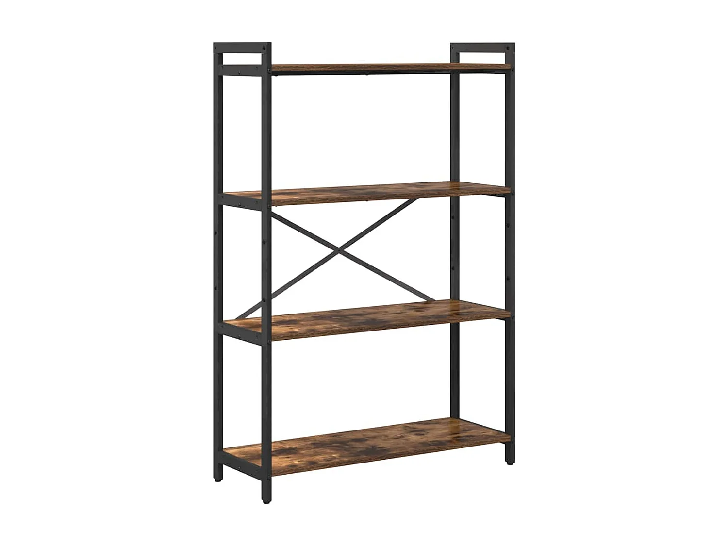 Bibliothèque Chêne fumé 80 x 30 x 118 cm Bois d'ingénierie